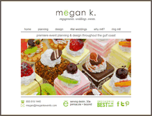 Tablet Screenshot of megankevents.com